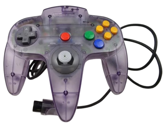 Nintendo 64 clear controller