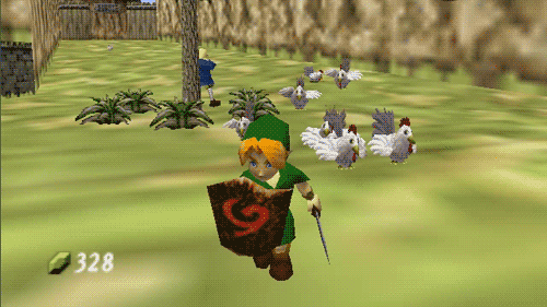 N64 Legend of Zelda gameplay